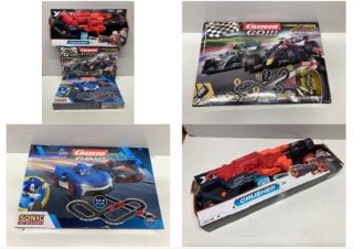 TOYS AND GAMES TO INCLUDE CARERRA RACING AND NERF