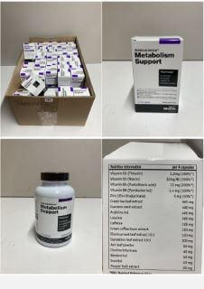 BOX OF METABOLISM SUPPORT SUPPLEMENTS 08/24