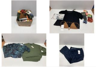 BOX OF MEN'S AND WOMEN'S UNSEALED CLOTHING