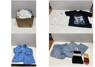 BOX OF MEN'S AND WOMEN'S UNSEALED CLOTHING