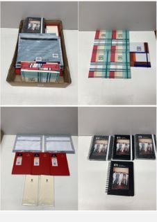 BOX OF NOTEPADS AND DIARIES