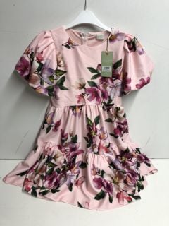 TED BAKER GRACEFUL FLORAL DRESS TO FIT AGE 12