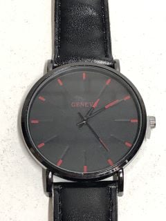 GENTS GENEVA WRISTWATCH AND BRACELETS