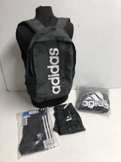 ADIDAS BIG LOGO FLEECE L AND A BACKPACK