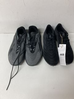 TWO PAIRS OF SHOES TO INCLUDE ADIDAS TRAINERS SIZE 6