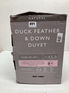 JOHN LEWIS DUCK FEATHER AND DOWN DUVET DOUBLE