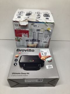 BOSCH JUICER AND A BREVILLE SANDWICH MAKER