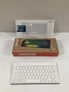 3 X WIRELESS KEYBOARDS