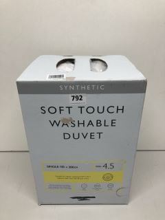 JOHN LEWIS SINGLE SOFT TOUCH DUVET