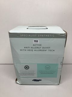 JOHN LEWIS DOUBLE ANTI ALLERGY DUVET