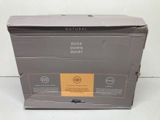 JOHN LEWIS DUCK DOWN DUVET SINGLE