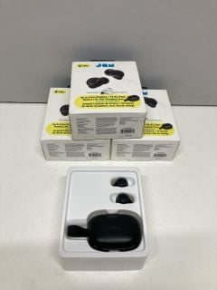 4 PAIRS OF JAM LIVE FREE TRULY WIRELESS EARPHONES