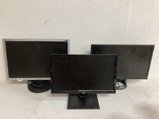 3 X COMPUTER SCREENS