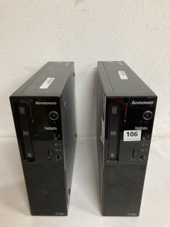 2 X LENOVO THINKCENTRE E73