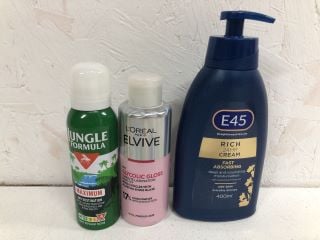 QTY OF ITEMS INC E45 CREAM