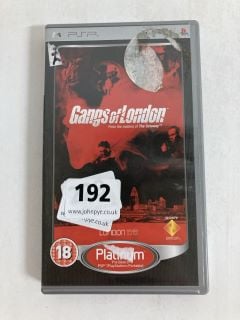 PSP GANGS OF LONDON (18+ ID MAY BE REQUIRED)