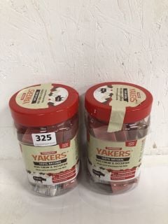 2 X STRAWBERRY YAKERS EXTRA LARGE RRP £93.99