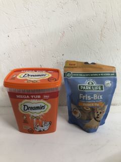 QTY OF ITEMS INC DREAMIES CAT TREATS