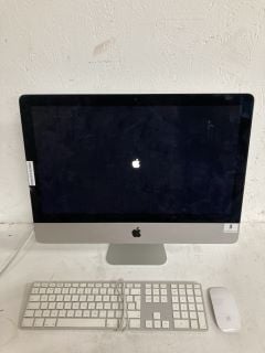 APPLE IMAC A1418 INTEL CORE I5 WITH KEYBOARD AND MOUSE (DAMAGED)