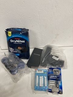 QTY OF ITEMS INC HUGGIES DRYNITES 4-7