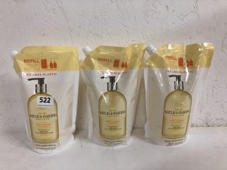 3 X BAYLIS & HARDING HAND WASH