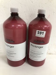 2 X LOREAL PROFESSIONNEL PRO LONGER SHAMPOO