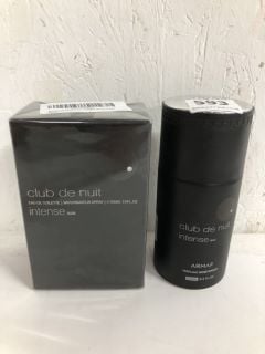 2 X CLUB DE NUIT ITEMS INC 105ML EAU DE TOILETTE