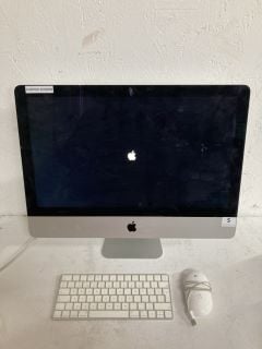 APPLE IMAC A1418 INTEL CORE I5 WITH KEYBOARD AND MOUSE (DAMAGED)