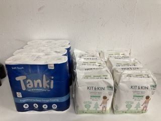 QTY OF ITEMS INC TANKI TOILET ROLL