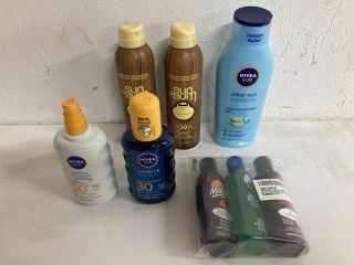 QTY OF ITEMS INC SUN BUM 30 SPF