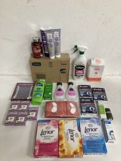 QTY OF ITEMS INC LENOR TUMBLE DRYER SHEETS