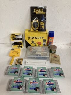 QTY OF ITEMS INC STANLEY KIT 5