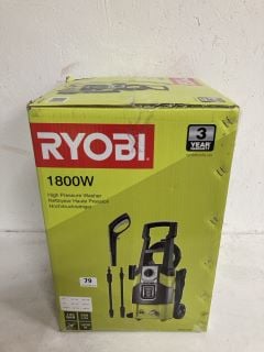 RYOBI 1800W HIGH PRESSURE WASHER