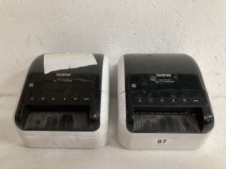 2 X BROTHER QL-111ONWB LABEL PRINTERS