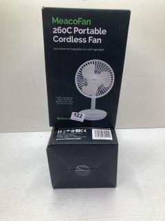 2 X MEACOFAN 260C PORTABLE CORDLESS FAN