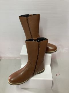 JOHN LEWIS ISOBEL 2 TAN BOOTS SIZE: 36(628558)