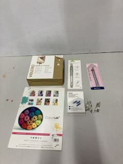 BOX OF ITEMS INC VELCRO SEW & STICK (729841)