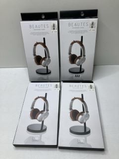 4 X BEAUTES HEADPHONE STAND (724135)