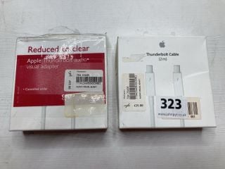 2 X APPLE THUNDERBOLT CABLE (724135)