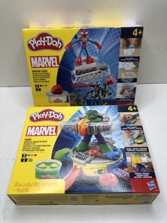 2 X PLAY-DOH MARVEL TOY  SETS