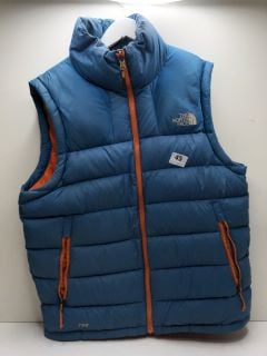 MENS NORTH FACE PUFFER GILET SIZE S