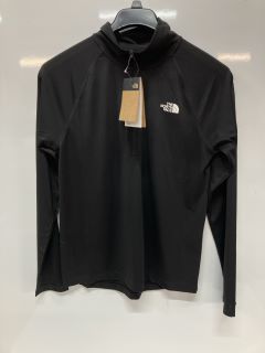 THE NORTH FACE MENS BLACK 1/4 ZIP UK SIZE M