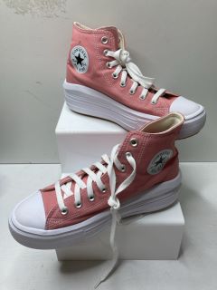 CONVERSE PINK HIGH TOP TRAINERS UK SIZE 7