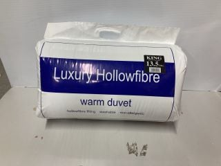 LUXURY HOLLOWFIBRE WARM DUVET KING SIZE