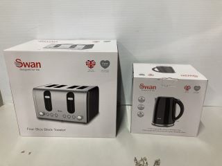 SWAN TOASTER AND KETTLE SET