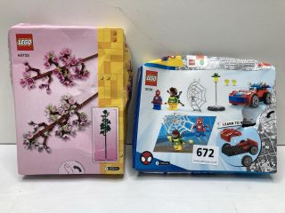 2 X LEGO ITEMS INC LEGO SPIDER MAN