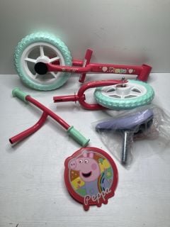 PEPPA PIG BALANCE BIKE