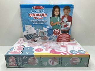 2 X TOYS INC SUPER SMILE DENTIST KIT PLAY SET