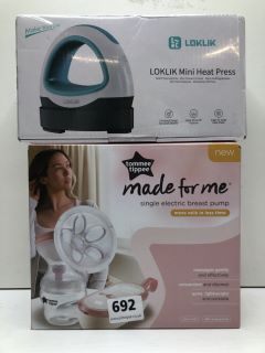 2 X ITEMS INC TOMMEE TIPPEE SINGLE ELECTRIC PUMP