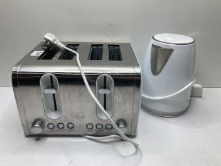 2 X KITCHEN ITEMS INC 4 SLICE TOASTER